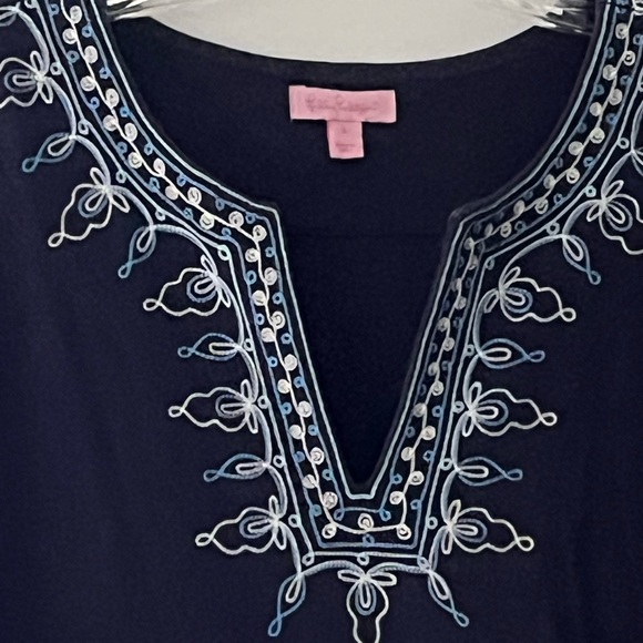 Lilly Pulitzer Embroidered Tunic Top - Picture 9 of 11